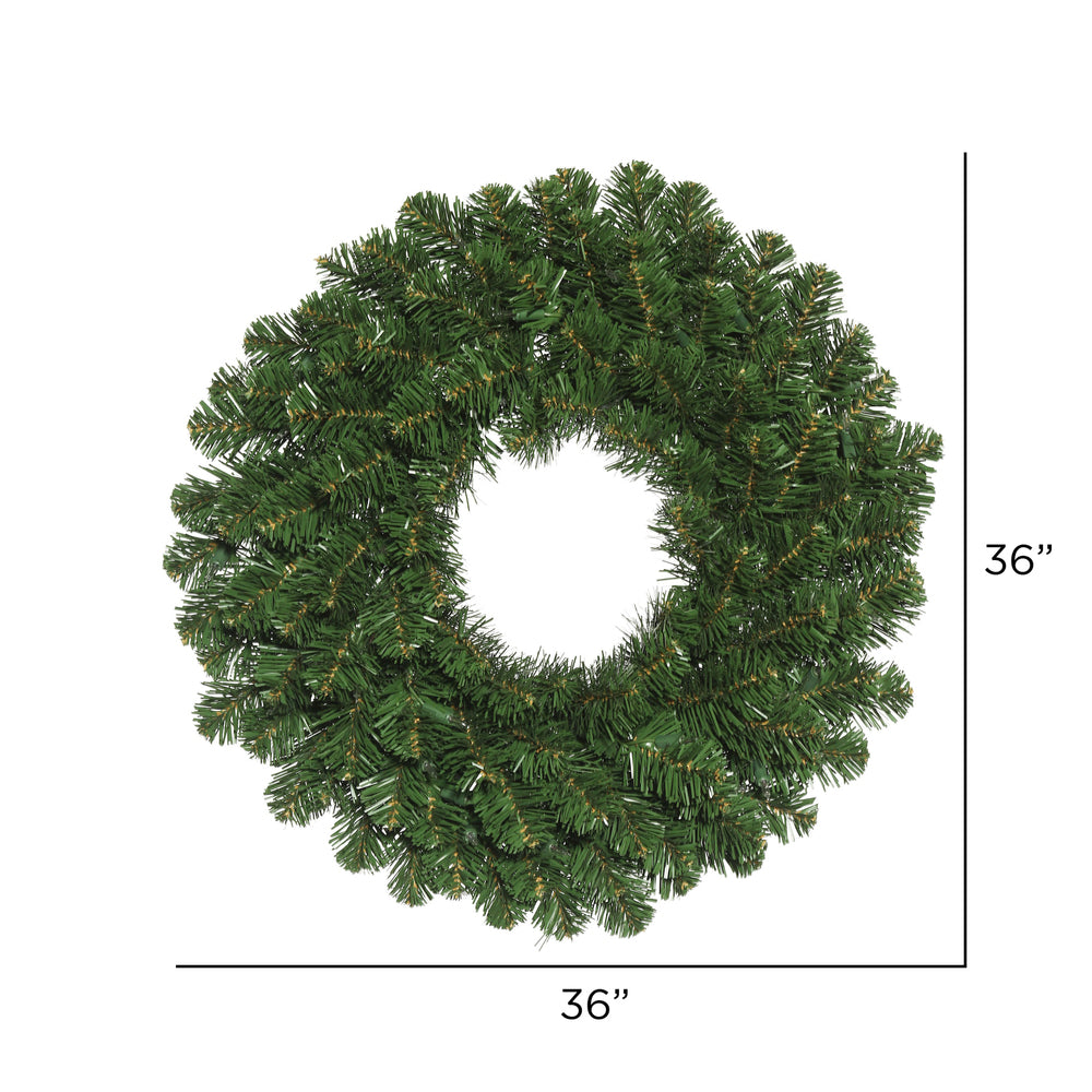 Vickerman 36" Oregon Fir Artificial Christmas Wreath Unlit