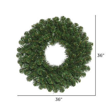 Vickerman 36" Oregon Fir Artificial Christmas Wreath Unlit
