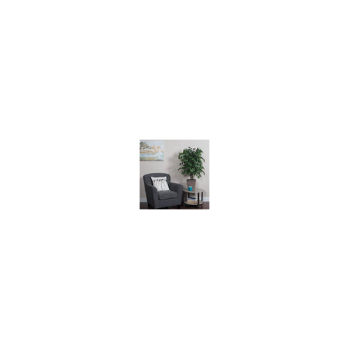 Vickerman 4' Artificial Ficus Bush Square Brown Plastic Container