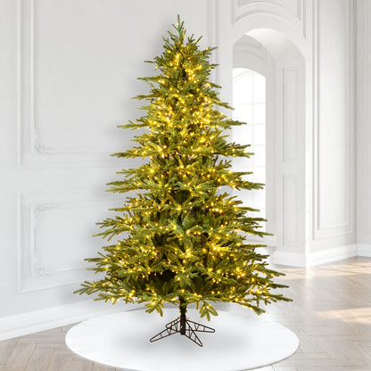 Vickerman 7.5' x 62" Kamas Fraser Fir Tree 1550 Warm White Low Voltage 3MM LED Lights.