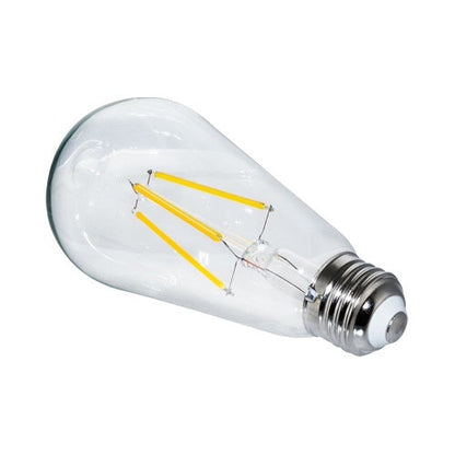 Euri Lighting VST19-3020e Vintage LED 75-Watt Equivalent ST19 Edison Filament Lamp E26 Base Dimmable - 2700K