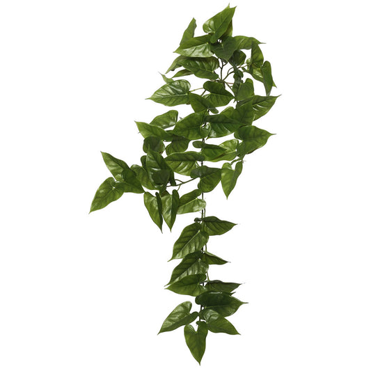 Vickerman 36" Artificial Green Anthura Hanging Bush.