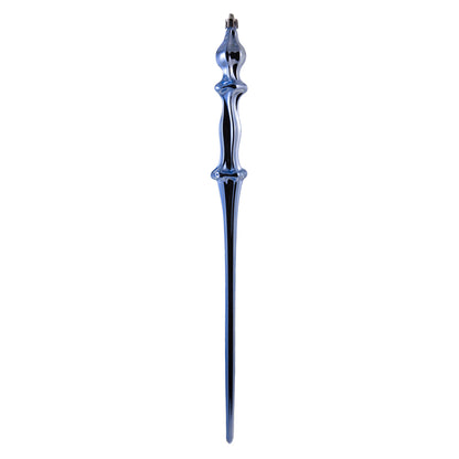 Vickerman 15.7" Periwinkle Shiny Icicle 3/Bx