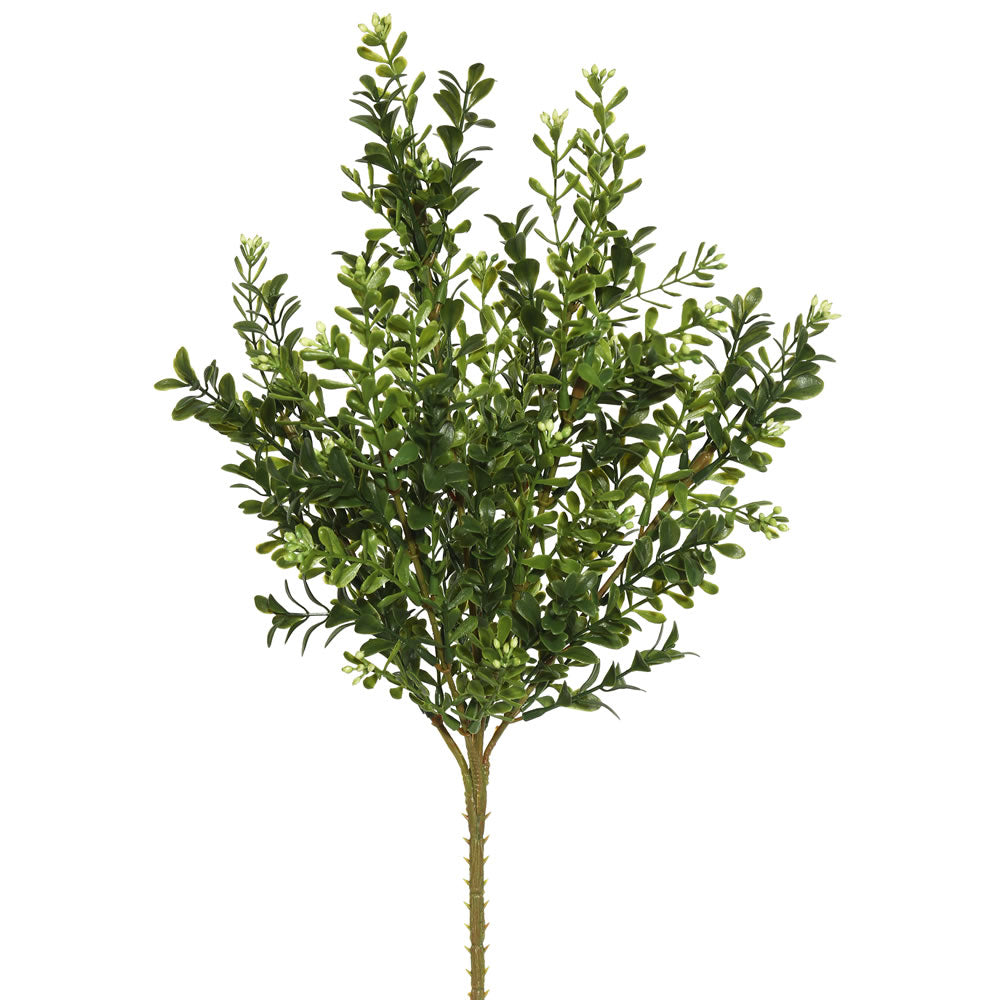 Vickerman 18" Artificial Green Boxwood Bush Pack of 3