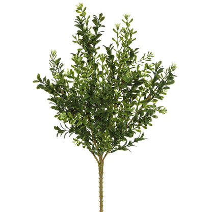 Vickerman 18" Artificial Green Boxwood Bush Pack of 3