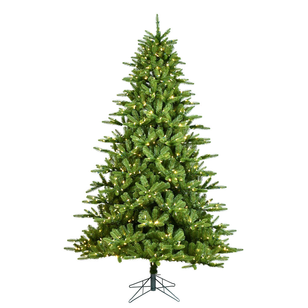 Vickerman 4.5' x 41" Langhorne Spruce EZ Plug Artificial Christmas tree Warm White Dura-Lit LED Lights