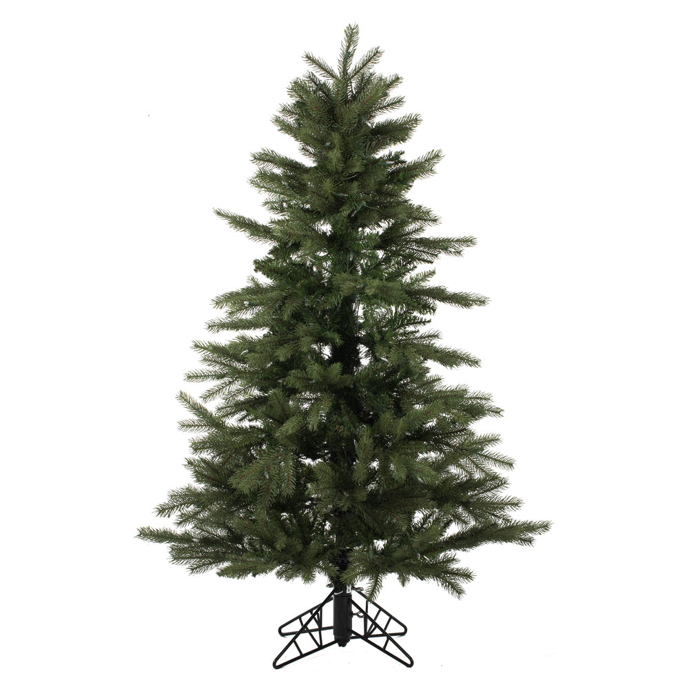 Vickerman 4.5' x 36" Balsam Spruce Artificial Christmas Tree Clear Dura-lit Lights