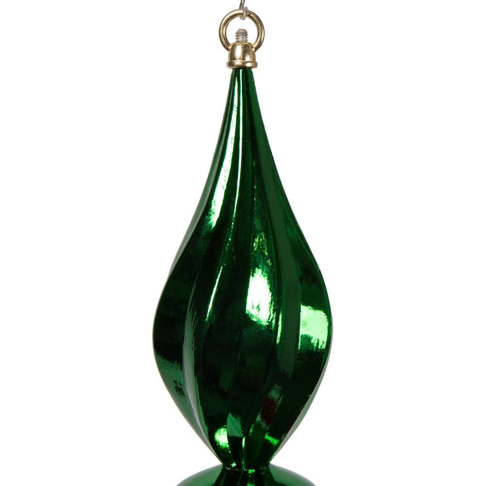 Vickerman 41" Green Shiny Finial Ornament