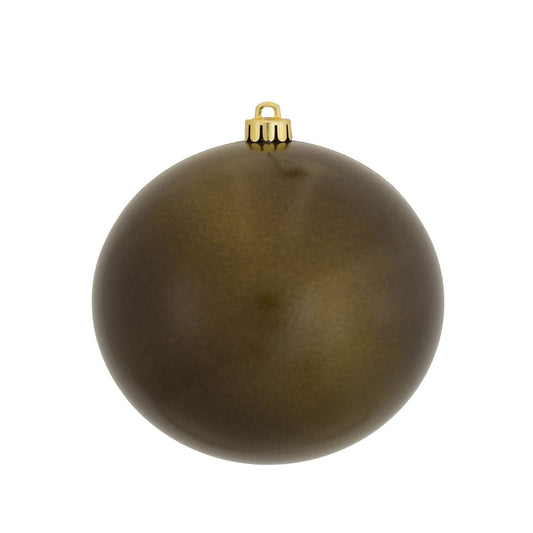 Vickerman 4.75" Olive Candy Ball Ornament 4 per Bag