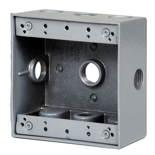 Westgate 3/4” Trade Size, 5 Outlet Holes, 30.5 Cu. In., Electrical Products, Gray Finish