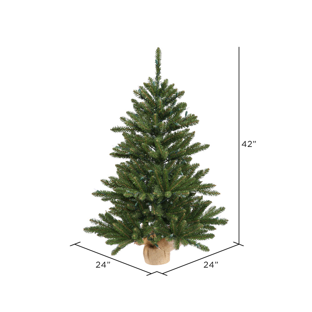 Vickerman 42" Anoka Pine Artificial Christmas Tree Unlit