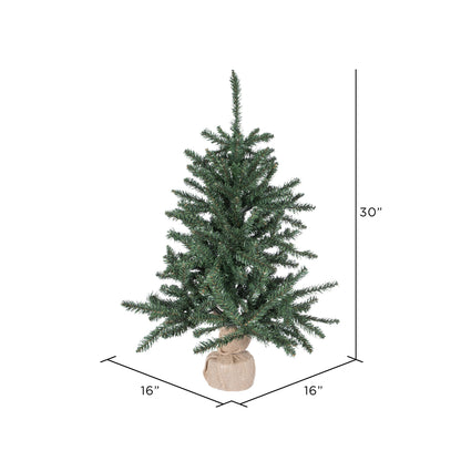 Vickerman 30" Anoka Pine Artificial Christmas Tree Unlit