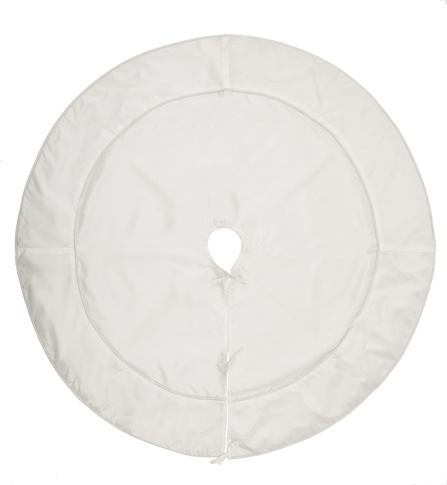 Vickerman 54" Ivory Colorway Christmas Tree skirt