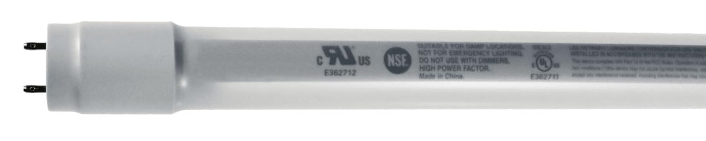 Damar- 70-Inch T8 LED Tube Light Bulb Safety Shielded Type B Single End Ballast Bypass 30W 3600 Lumen 4000K Cool White G13 Bi-Pin Base 120-277V UL Listed Pack of 5- Fluorescent Replacement