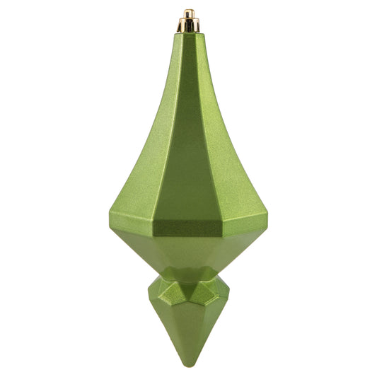 Vickerman 8" Celadon Candy Finish Diamond Finial Ornament Pack of 2