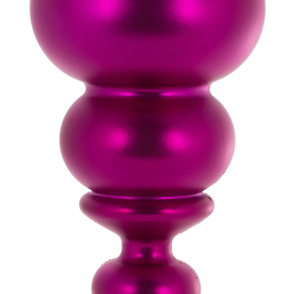 Vickerman 14" Fuchsia Matte Finial Ornament