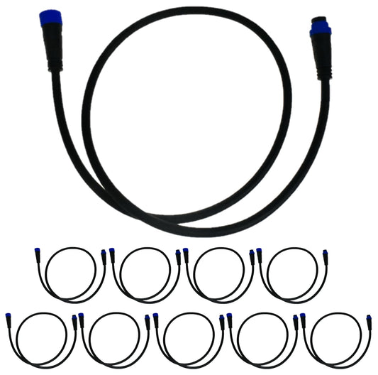Damar- 3Ft Connect Wire for T8 LED Cooler Tube Light Bulb Pack of 10- for Garage Workshop Warehouse