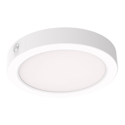 Westgate 7In Snap Flush-Mount Disk 5Cct 120-277V Dual Dim, E26, Emergency Backup Installed, Residential Lighting, 14W, 1000 Lumens,  27K/30K/35K/40K/50K