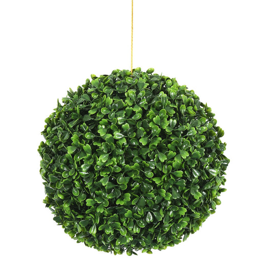 Vickerman 9" Artificial Green Boxwood Ball.