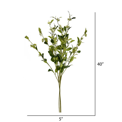 Vickerman 40" Artificial Green Baby's Breath Spray. Includes 3 sprays per pack.