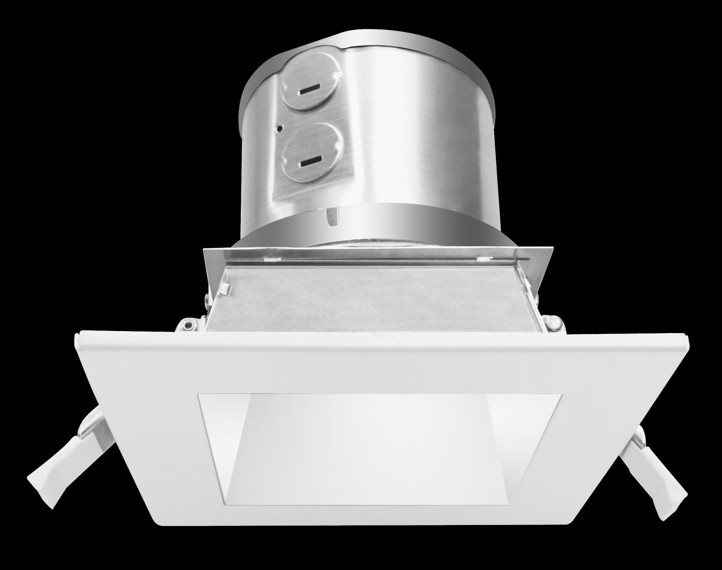 Westgate 4 LED Commercial Recessed Light, Commercial Indoor Lighting, 40W Max, 3200 Lumens Max, 27K/30K/35K/40K/50K, White Finish, 0~10V Dimmable