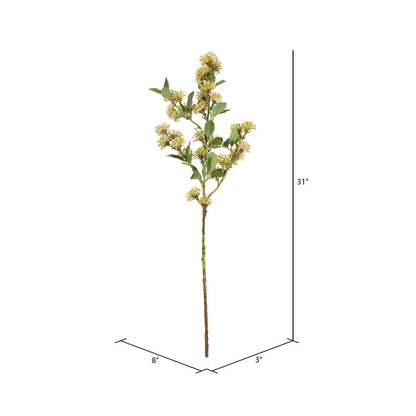 Vickerman 31" Mustard Yellow Artificial Wild Berry Spray 2 per bag.