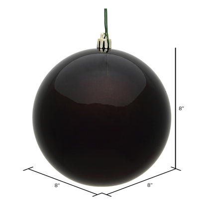 Vickerman 8" Chocolate Candy Ball Ornament