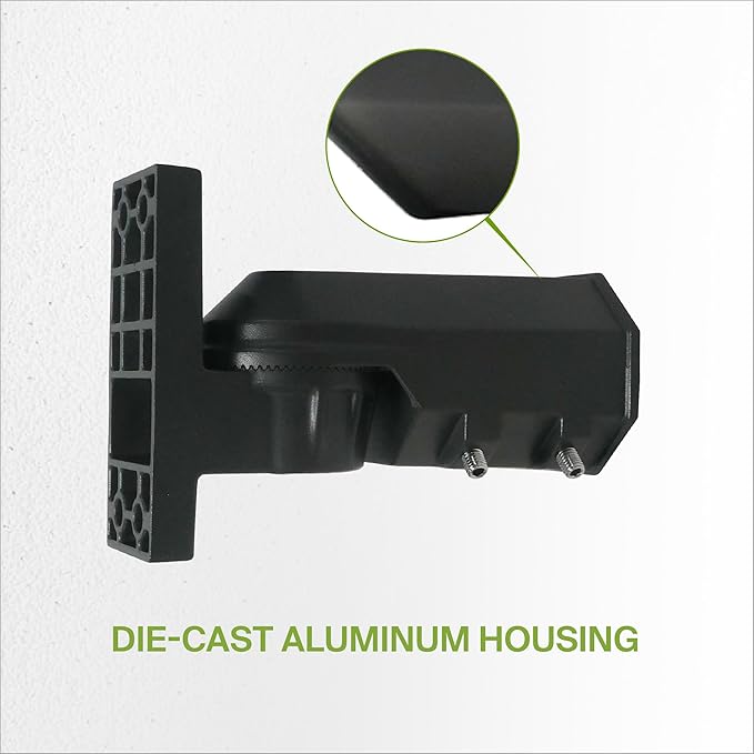 ASD Lighting Slip fitter Mounting Bracket for LED Area Lights LSB5 100-300W Black