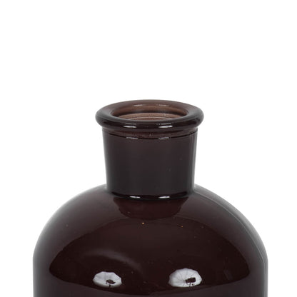 Vickerman 8" Black Painted Glass Bottle Set of 2