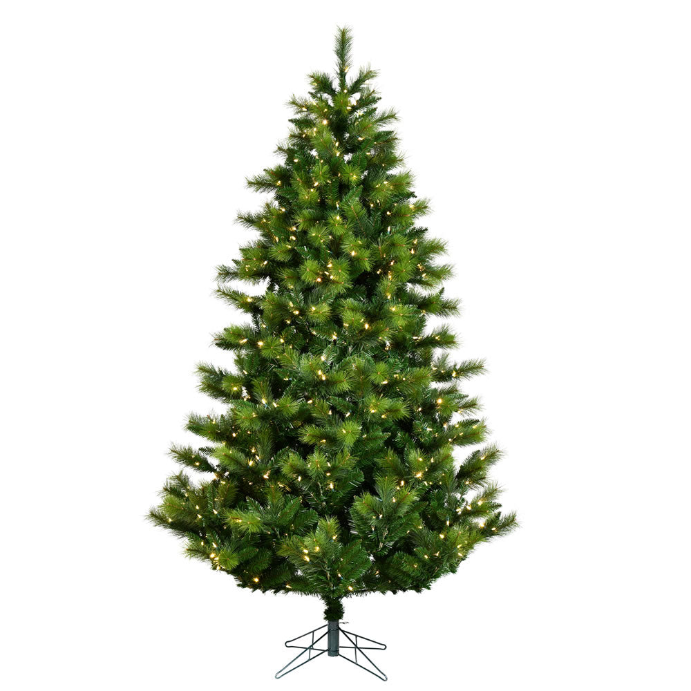 Vickerman 5.5' x 45" Elkin Mixed Pine EZ Plug Artificial Christmas Tree Warm White Dura-Lit LED Lights