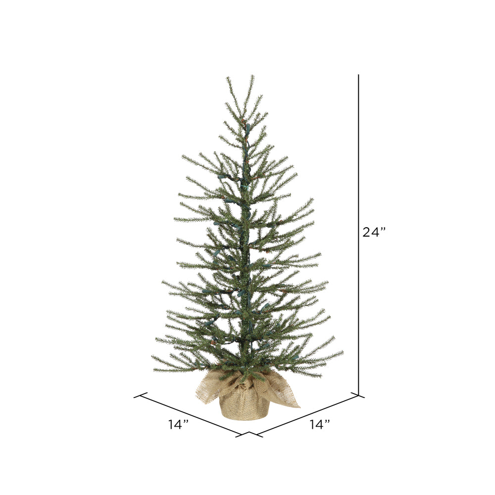 Vickerman 24" Angel Pine Artificial Christmas Tree Unlit
