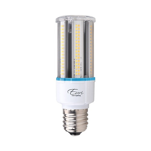 Euri Lighting ECB27W-303SW Commercial LED 12/18/27-Watt Equivalent Corn Cob Bulb 3 Color and 3 Wattage Selectable Type B Bypass Ballast E26 Base 3000K/4000K /5000K