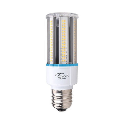 Euri Lighting ECB27W-303SW Commercial LED 12/18/27-Watt Equivalent Corn Cob Bulb 3 Color and 3 Wattage Selectable Type B Bypass Ballast E26 Base 3000K/4000K /5000K