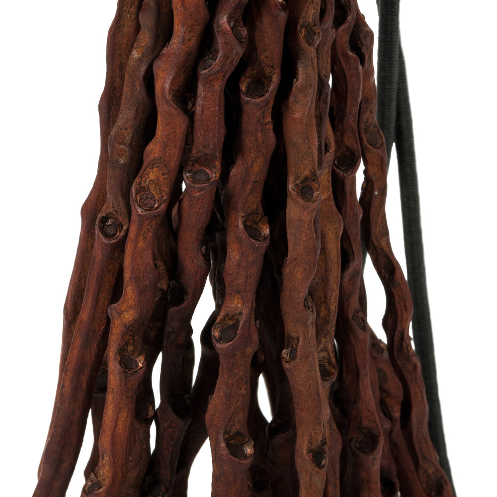 Vickerman 36-40" Dark Brown Caba Spine Bundle. Includes 24oz (3 -8oz Bundles) Dried