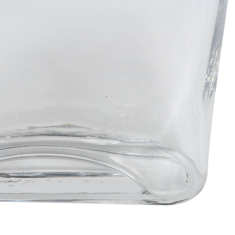 Vickerman 10" Clear Glass Pill Shapped Container