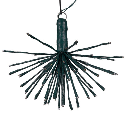 Vickerman 80Lt x 16" Green Starburst Warm White 5mm LED Lights.