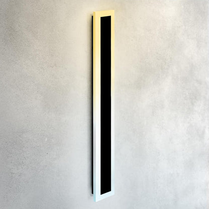 ASD Lighting LED Outdoor Wall Sconce wide acrylic 48" 36W 120-277V CCT Selectable 3000/4000/5000K Dimmable Black ETL