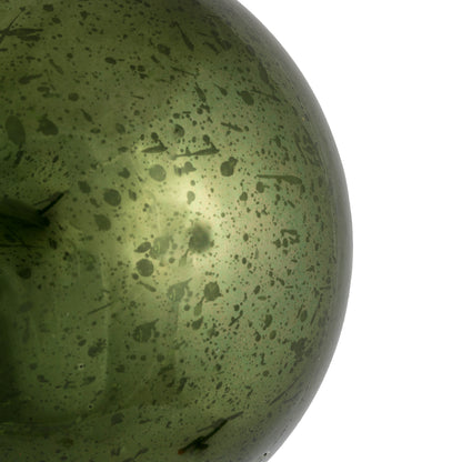 Vickerman 4" Moss Green Shiny Mercury Ball Ornament 6 per Bag.