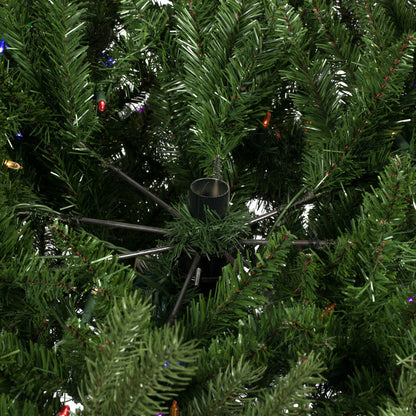 Vickerman 7.5' x 62" Balsam Spruce Artificial Christmas Tree Multi-colored Dura-Lit LED lights