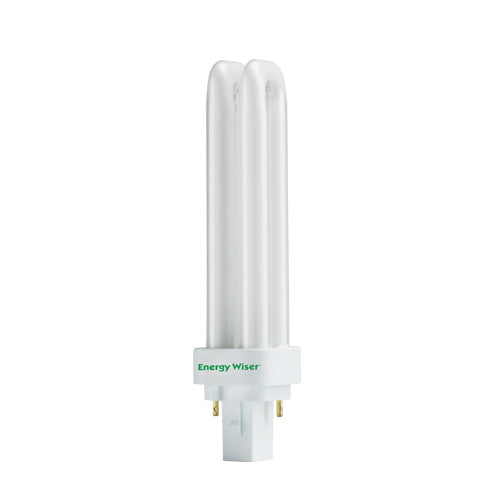 Bulbrite CF18D841 18 Watt Compact Fluorescent T4 Quad Tube, 2-Pin G24D-2 Base, Cool White