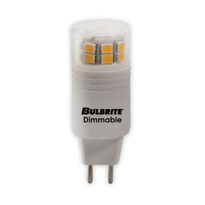 Bulbrite LED3GY6/SW/D 3 Watt LED Dimmable GY6 Bulb, GY6 Base, Soft White