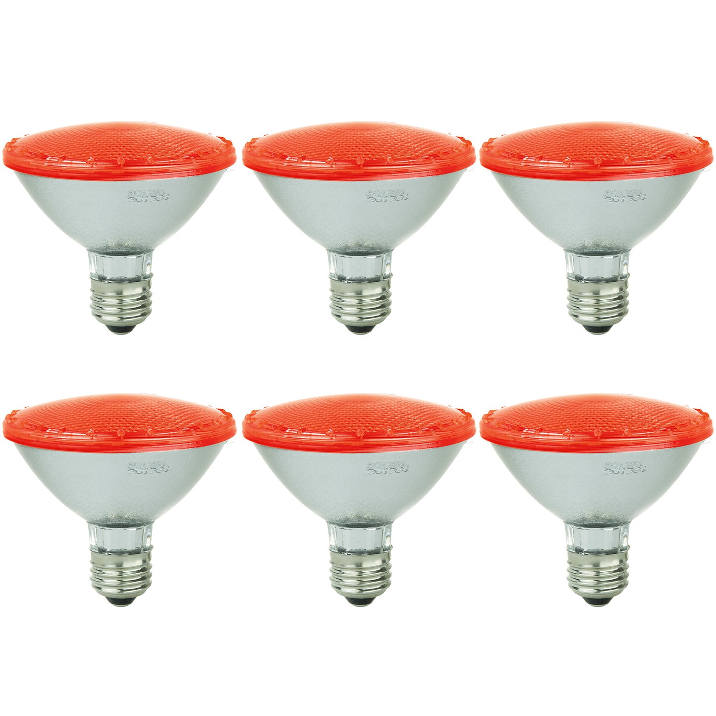 Sunlite LED PAR30 Colored Reflector 3W Light Bulb Medium (E26) Base, Red