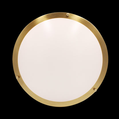 12" DOUBLE RING SURFACE MOUNT 5CCT BRASS