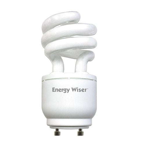 Bulbrite CF13WW/GU24/DM-6PK 13 Watt Energy Wiser Dimmable Compact Fluorescent T3 Coil, Twist and Lock GU24 Base, Warm White, 6-Pack