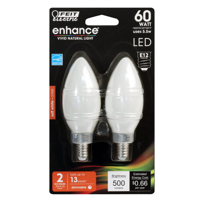 500 Lumen 2700K Dimmable Blunt Tip LED