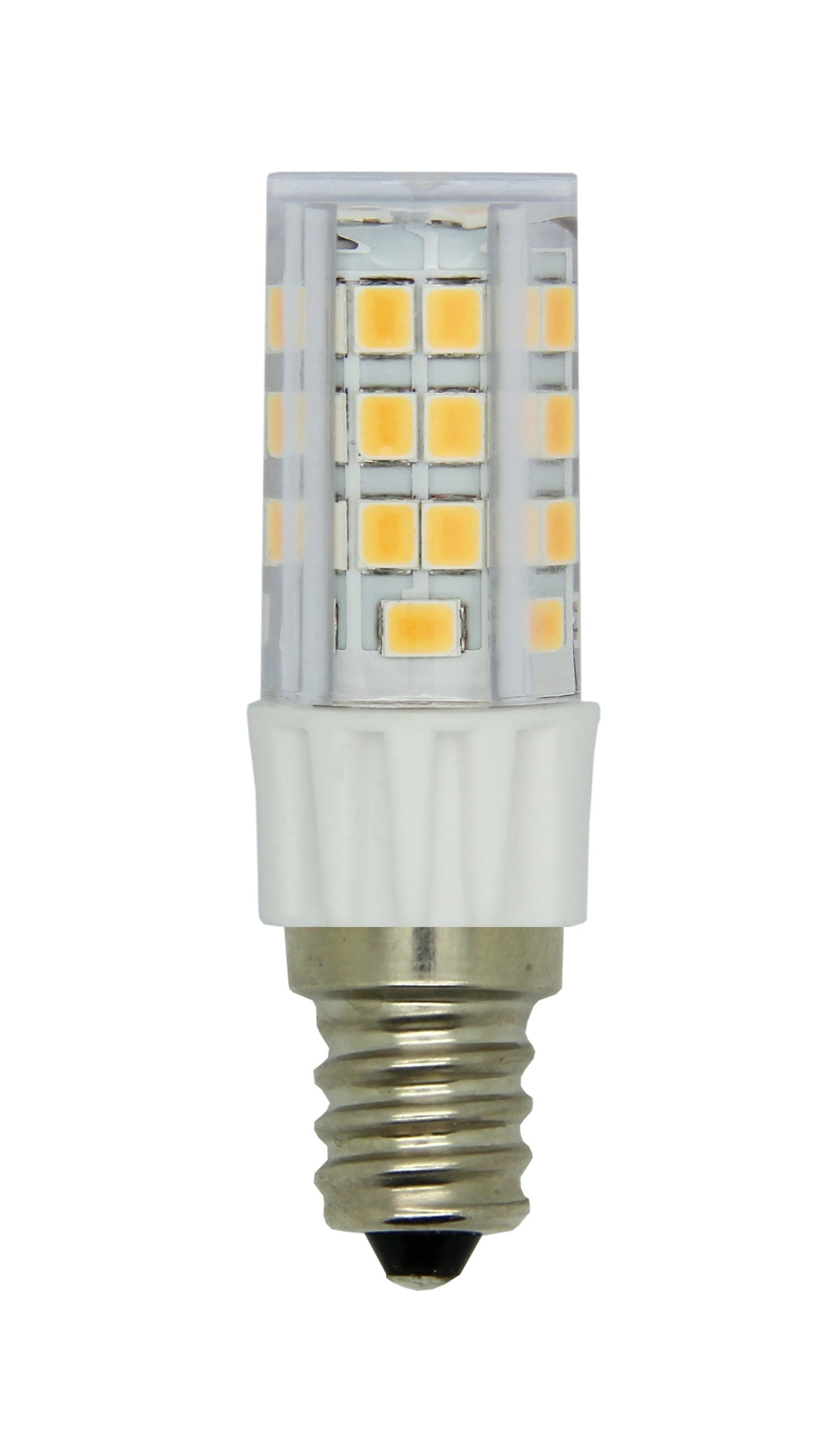 Luxrite T4 LED  Light Bulb, 4.2W, 500 Lumens, 120V, 3000K - Soft White, Clear Finish, 80 CRI (LR24650)