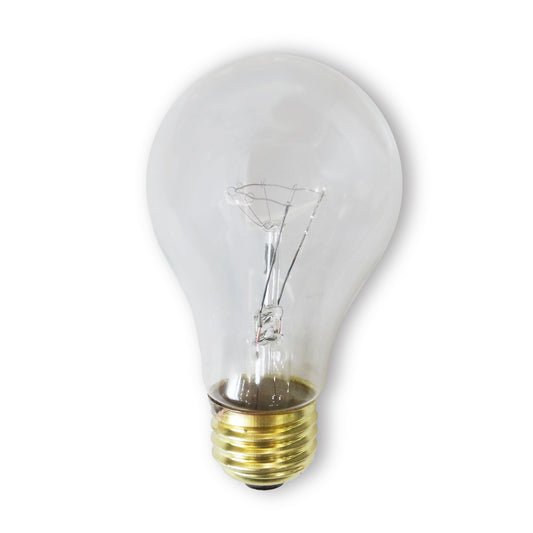 Bulbrite 75A/CL/RS-2PK 75 Watt Incandescent A19 Rough Service Bulb, Clear, 2 Pack