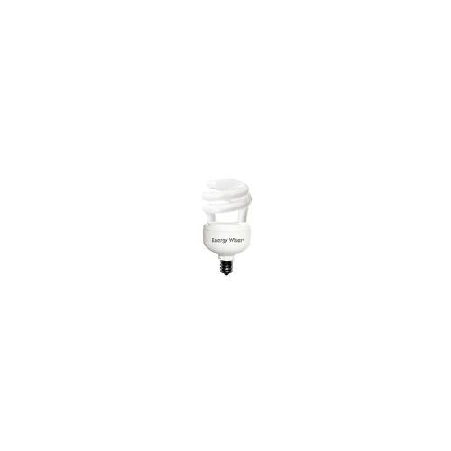 Bulbrite CF5WW/LM/E12 5 Watt Low Mercury Compact Fluorescent T2 Coil, Candelabra Base, Warm White, 25 Watt Equivalent