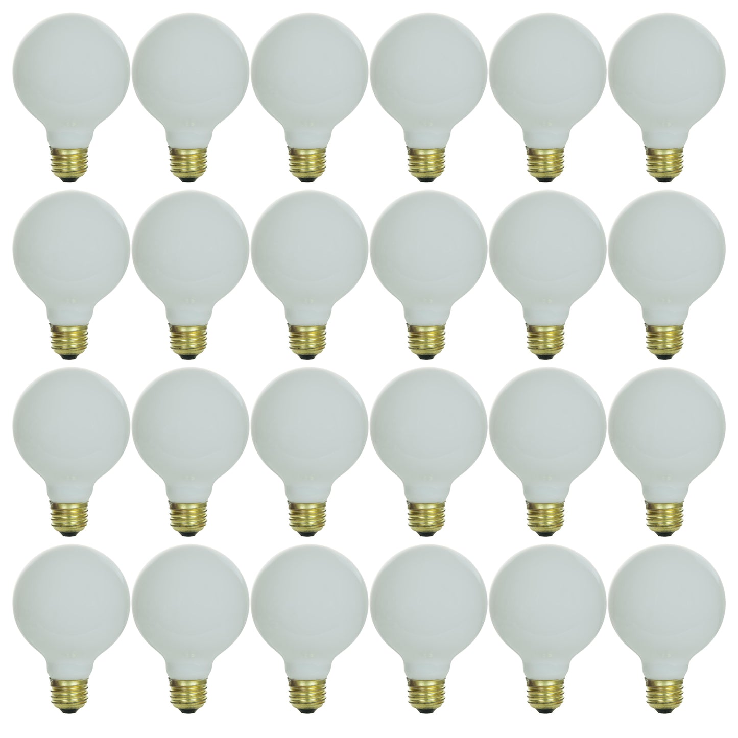 Sunlite 40 Watt G25 Globe, Medium Base, White