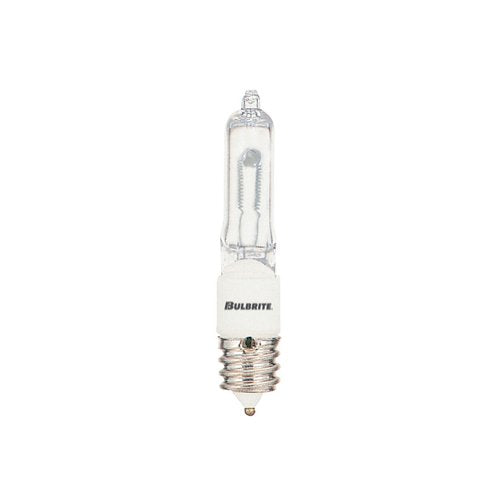 Bulbrite Q100FR/MC 100 Watt Dimmable Halogen JD T4 Capsule Bulb, Mini-Candelabra Base , Frost